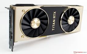 picture of an nvidia titan r t x pci express graphics card